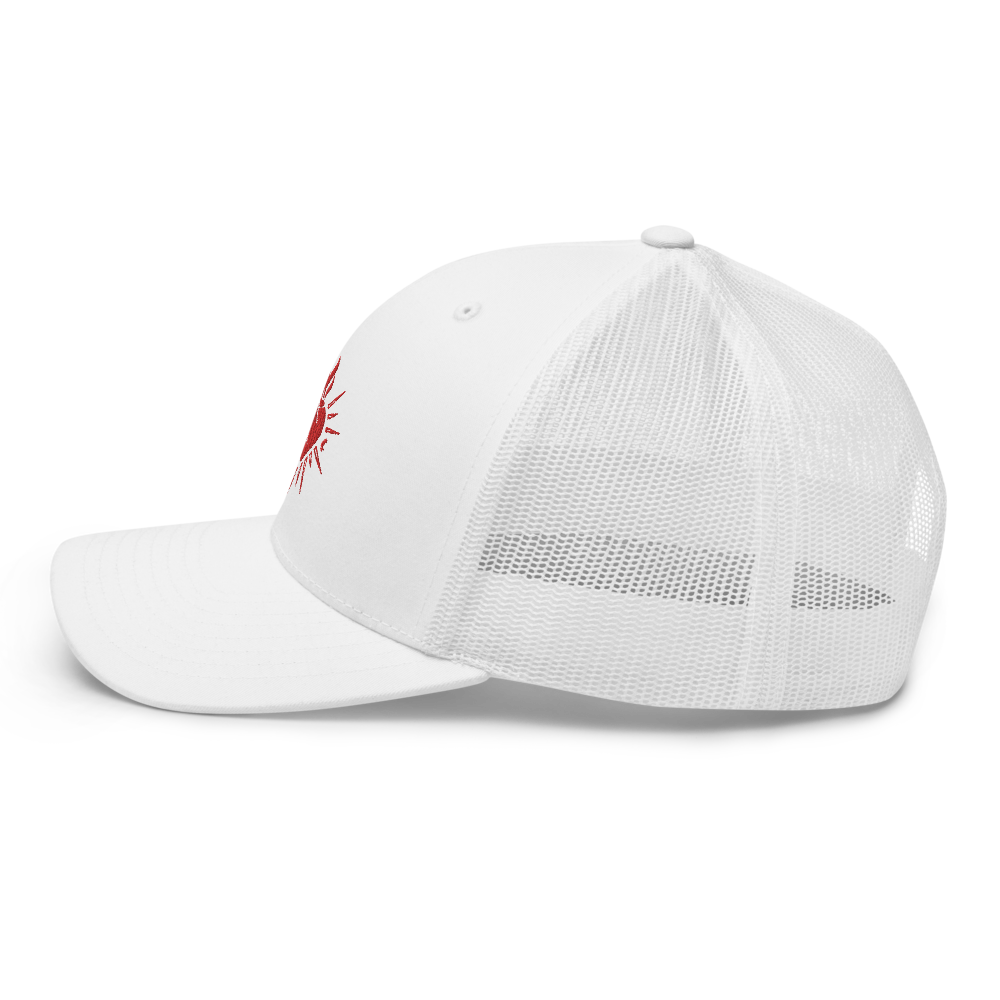 MAGMA BASIC TRUKER CAP WHITE/RED