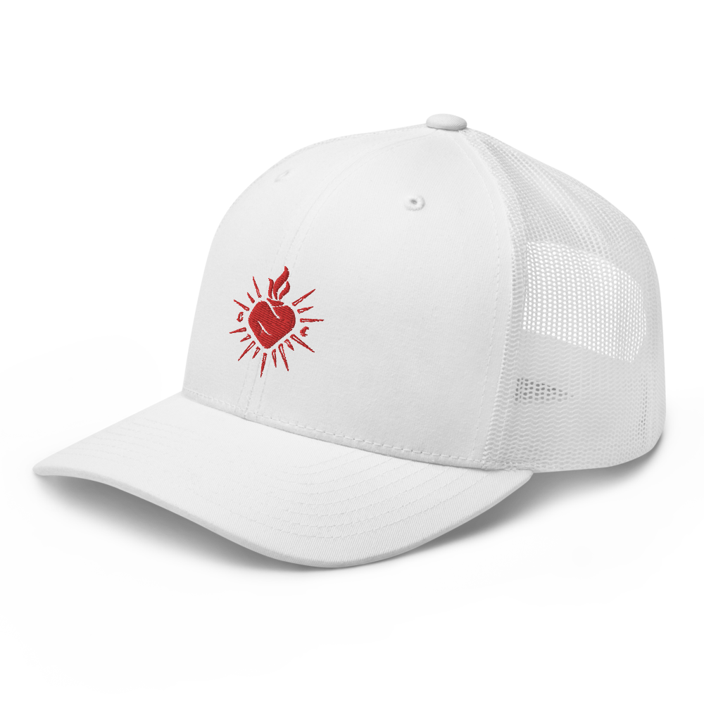 MAGMA BASIC TRUKER CAP WHITE/RED