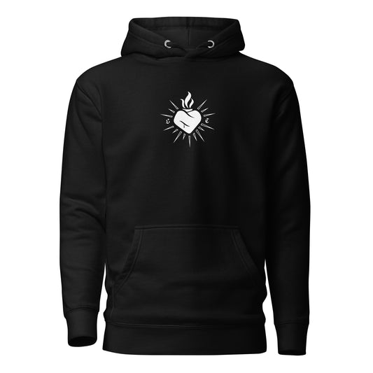 MAGMA BASIC HOODIE BLACK/WHITE