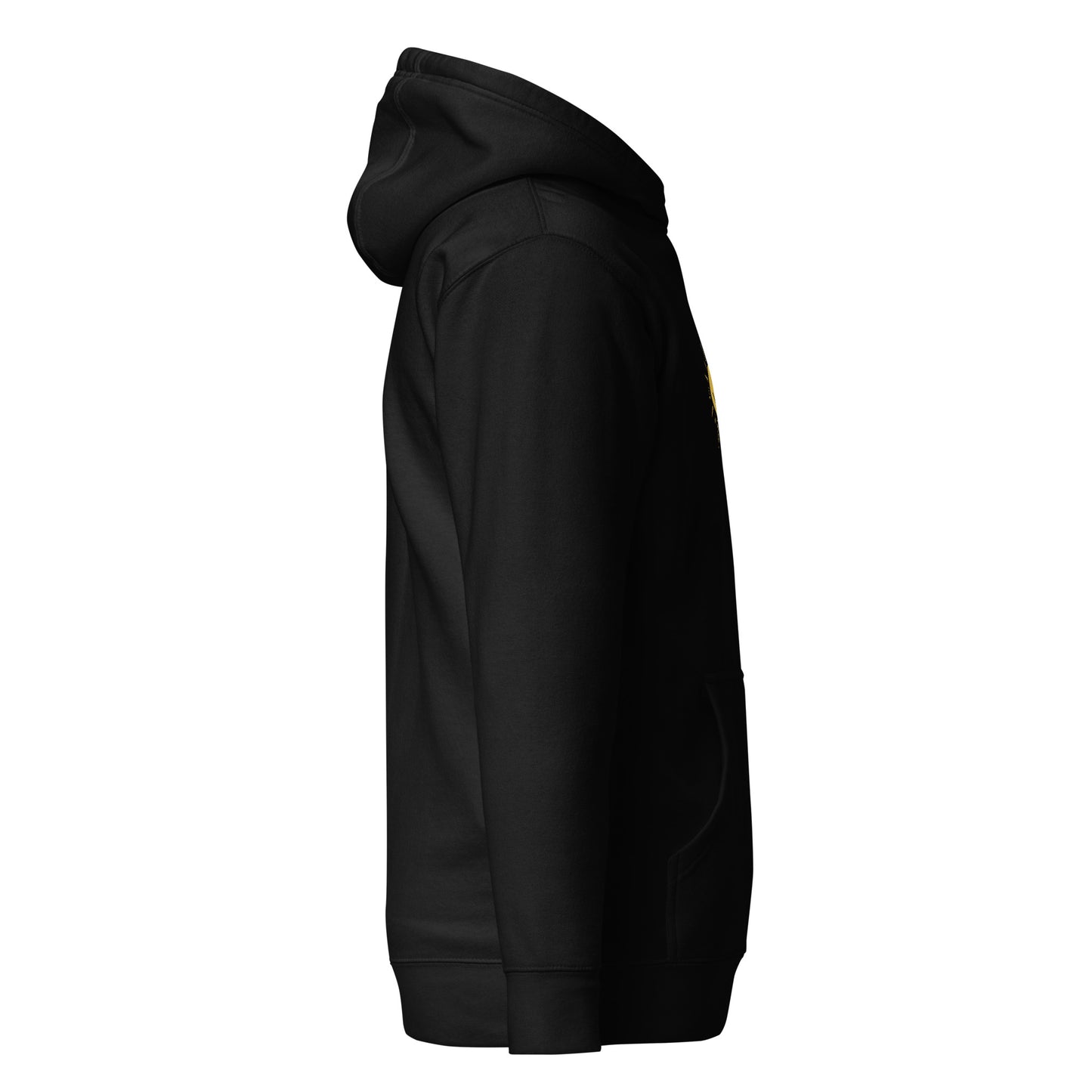 MAGMA BASIC HOODIE BLACK/YELLOW